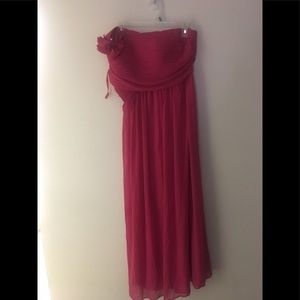 Hot pink One strap bridal dress 🥰